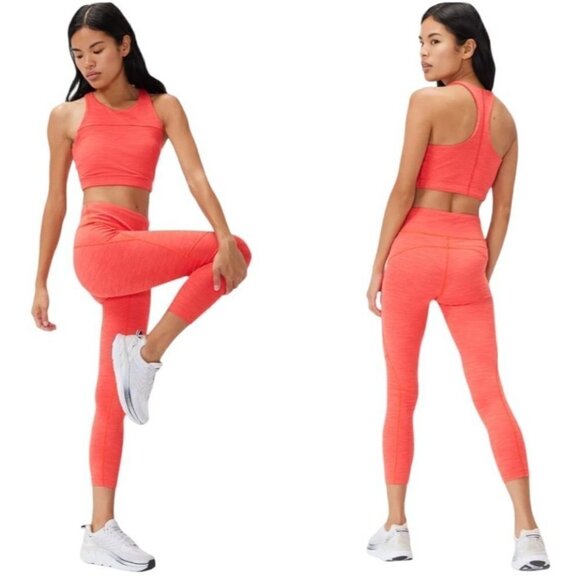 Outdoor Voices Red Racerback TechSweat Crop Tank Top Size M - Picture 1 of 8